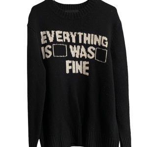 Ksubi Men's I'm Fine Wool Blend Sweater Size Small